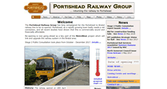 Desktop Screenshot of portisheadrailwaygroup.org